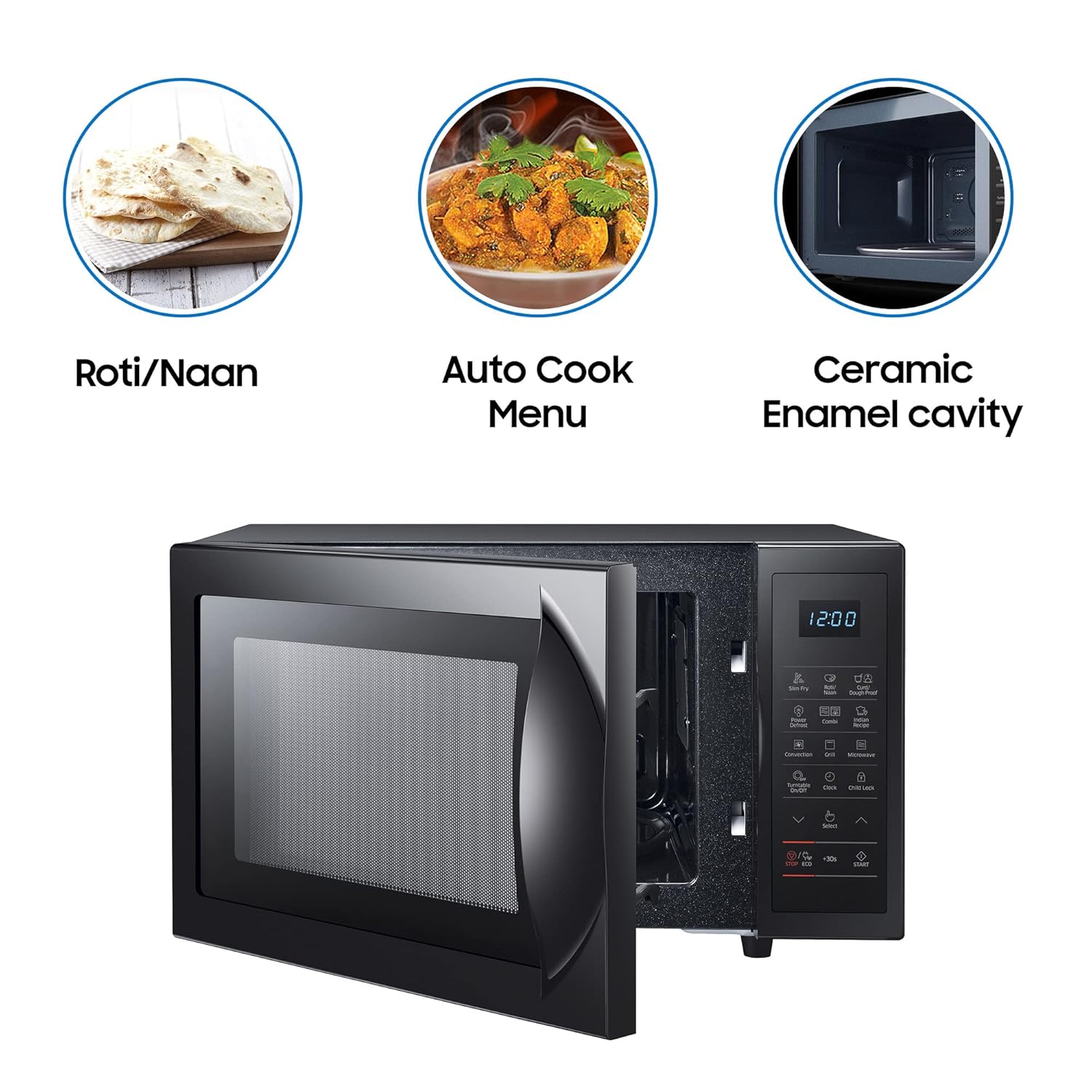 Samsung 28 L SlimFry Convection Microwave Oven CE1041DSB3